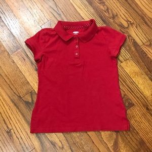 Old Navy Red School Uniform 3 Button Polo Collar SS Shirt
Size 6 / 7 Small